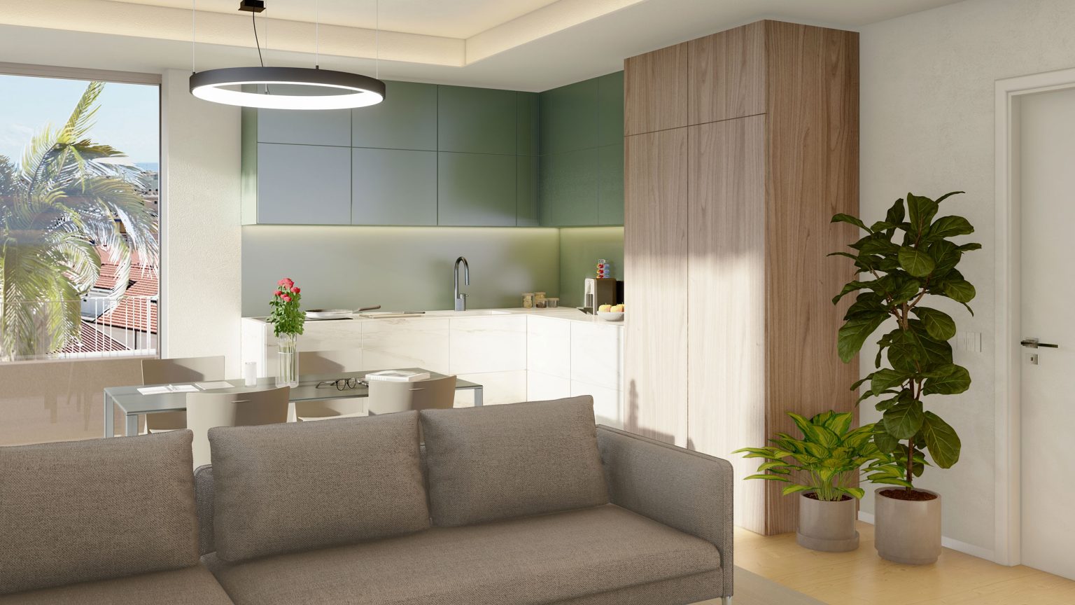 Appartamento 11A Soggiorno - Residenze Civico 12 Loano