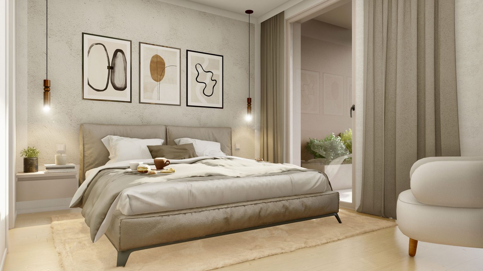 Appartamento 4A Camera matrimoniale 2 - Residenze Civico 12 Loano